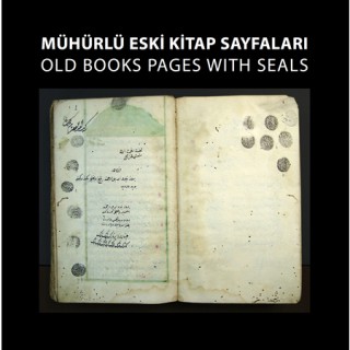 Exhibition of the Old Books Pages with Seals